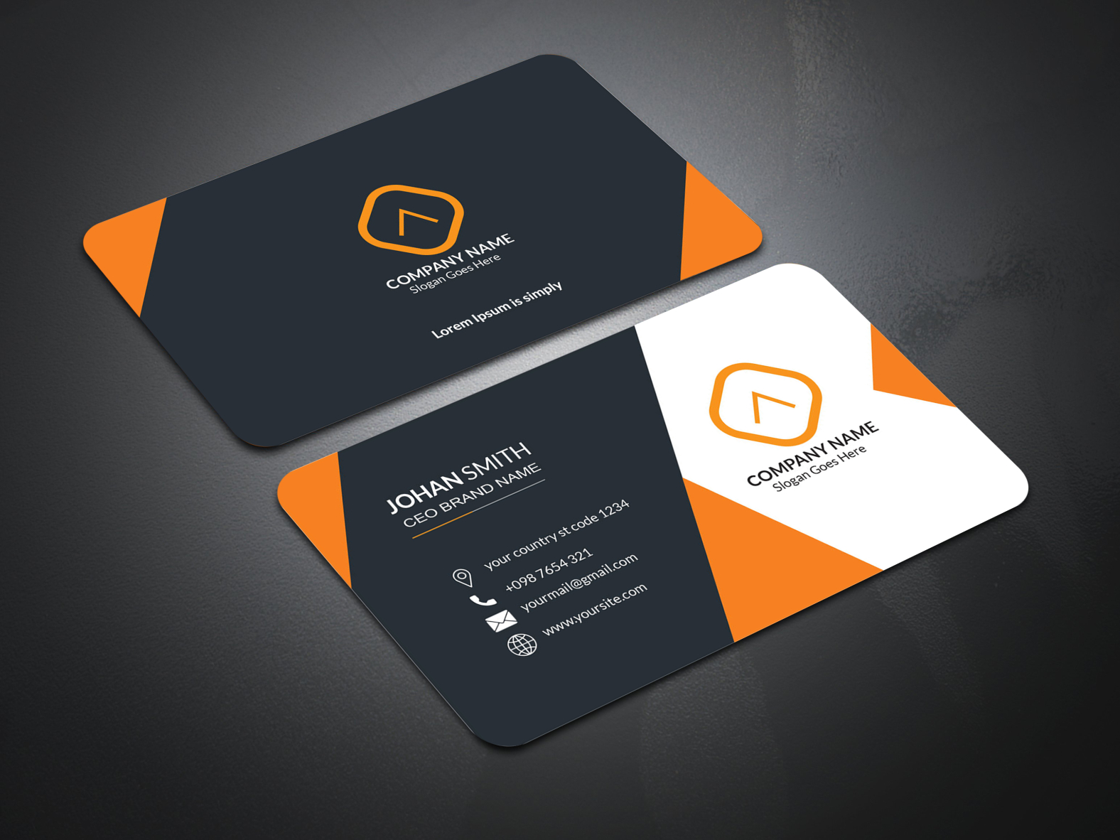 Corporate Business Card Design For Identity by Md Sifat on Dribbble