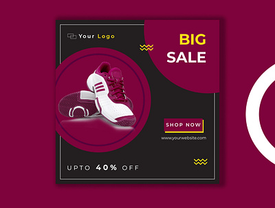 Sale Post Social Media Banner Design ads advertising banner branding business campaign clean collection design discount e commerce eps home marketing multiple colors new sale offer online product promotion
