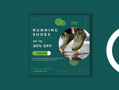 Shoes Sale Post Offer Social Media Banner Design ads advertising banner branding business campaign clean collection design discount e commerce eps home marketing multiple colors new sale offer online product promotion