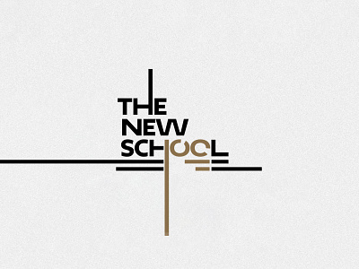 New School Centennial adobe graphic graphicdesign logo logo design motion motion design motiongraphics photoshop the new school type