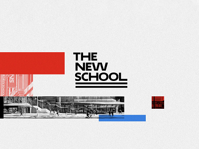 New School Centennial Animation animation design graphic design illustration style frame the new school