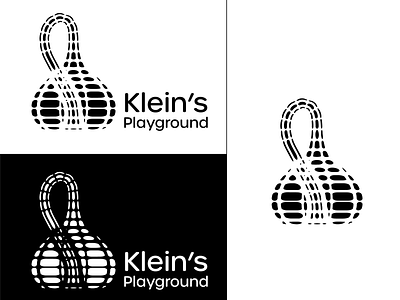 Klein Bottle Logo branding burning man design illustration illustrator klein klein bottle logo logo design simple vector