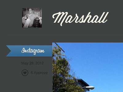 Marshall.io design instagram personal