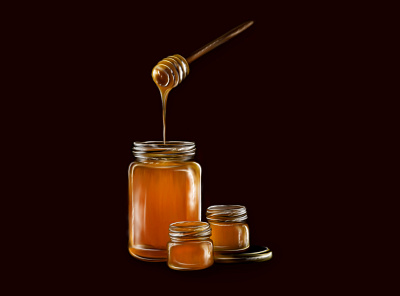 Honey food honey illustration