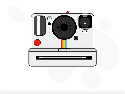 Simple polaroid hommage 2d animation adobexd animation design illustration illustration art illustration design illustration digital illustrations madewithadobexd neuland outlined illustration polaroid polaroid camera polaroids ui ui design vector illustration xd