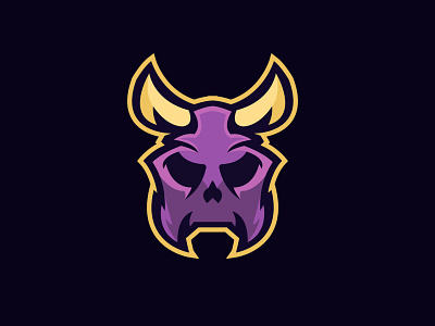 Desert-Devil Skull design illustration logo