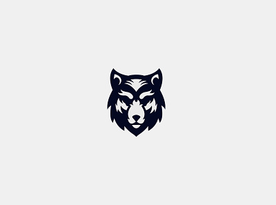 Lunar Wolf branding design icon illustration illustrator logo mascot minimal vector