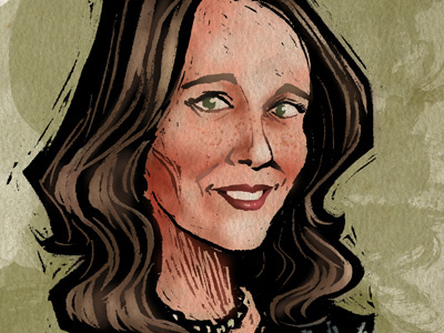 Laurel Snyder author illustration portrait woman