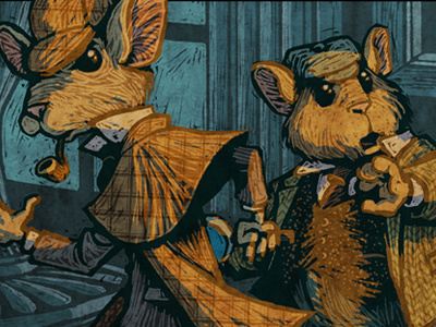 Basil of Baker Street children detective illustration mouse picture book story