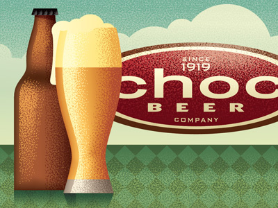 Choc Beer beer illustration