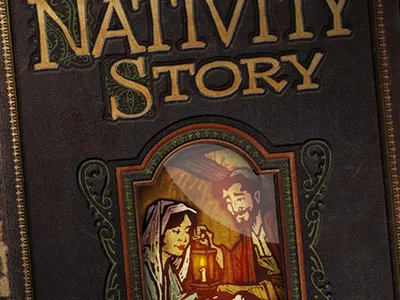 The Nativity Story - iPad App app illustration typography ui