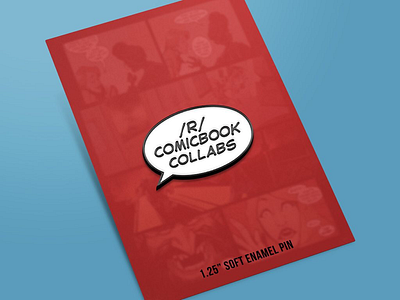 Comic Book Collabs Enamel Pin comic books comics enamel pin lettering pin