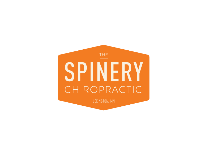 Spinery Shield identity logo typography