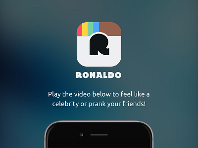 Ronaldo blur icon instagram ios mobile notifications prank