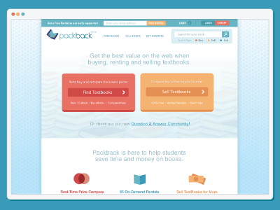 Packback Homepage