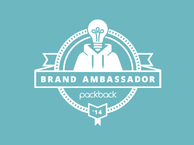 Brand Ambassador Badge - One Color ambassador badge color jessica logo packback reversed single tenuta