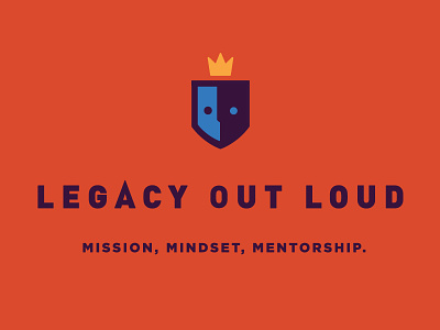 Legacy Out Loud! business color logo pro bono simple symbol woman women
