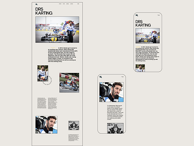 Daniel Ricciardo (website 2020) daniel ricciardo formula1 racing typogaphy ui ui design ux ux ui ux design web design website design