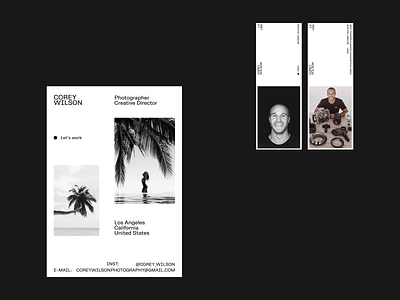 Corey Wilson - portfolio graphic design typogaphy ui design ux ui ux design web design website design