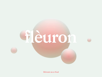 Fléuron — Project Teaser animation app branding bulb cosmetics drop levitation logo logo animation ui ux