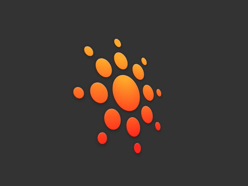 Animated Fireworks Logo animation css fireworks html logo