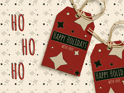 Holiday Gift Tag | dribbbleweeklywarmup