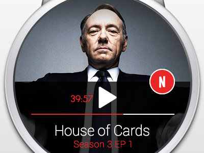 Android Wear - Netflix Remote