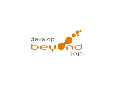 Develop Beyond Logo develop beyond developer conference dots future logo orange