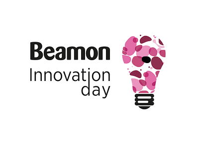 Innovation day colourful innovation day lightbulb logo spots