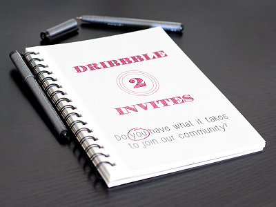 2 Dribbble invites!