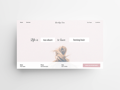 Daily UI #003- Landing Page daily ui 003 digital design user centered design user experience user experience ux ux design