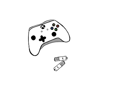 xbox digital illustration