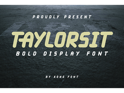 Taylorsit Font bold branding decorative display fonts italic logotype oblique taylorsit typeface