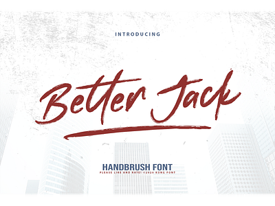 Better Jack Font better jack branding brandname fonts handbrush logotype script swash