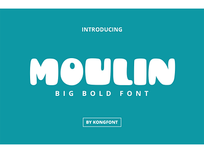 Moulin Font bold branding decorative display fancy font logotype moulin