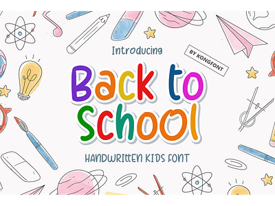 Back to school Font