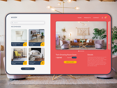 Concept Online Furniture Store - UI Design affinity designer app app design branding design freelancer logo ui ux ux design website