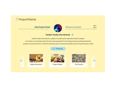 Project Palette art branding design flat illustration illustrator logo ux web website