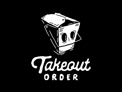Takeout Order branding chinese food logo order takeout