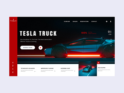 TESLA TRUCK MOCKUP