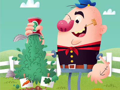 Popeye Classics #12 cartoon comic gardening idw illustration popeye sailor