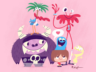 Foster's Home for Imaginary Friends cartoon network characters illustration silly