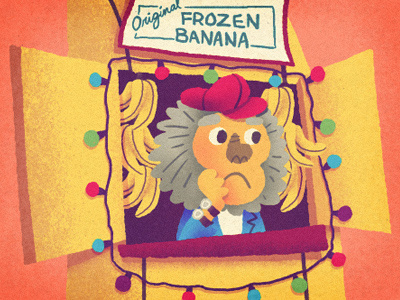 The Banana Stand arrested development cartoon childrens book illustration richard scarry tv show