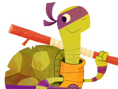 Donatello cartoon comic illustration teenage mutant ninja turtles