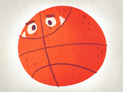 Monsterball - Winfield basketball cartoon dribble happy illustration monster monsterball sports