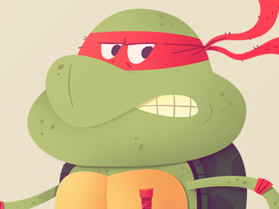 Raphael 80s cartoon grumpy illustration teenage mutant ninja turtles tmnt toy tv show