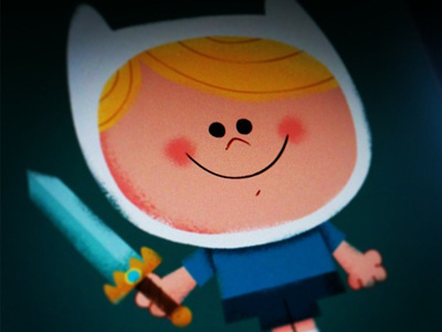 Adventure Time Progress adventure boy cartoon cartoon network fantasy finn illustration sword