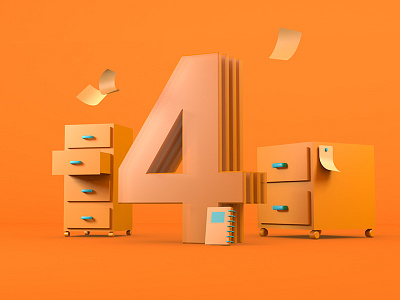 .4... 4 book c4d file four