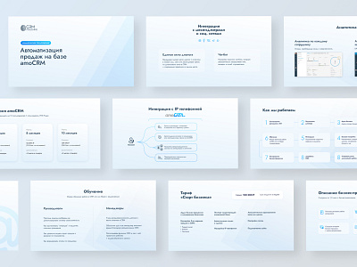 Presentation CRM branding design presentation