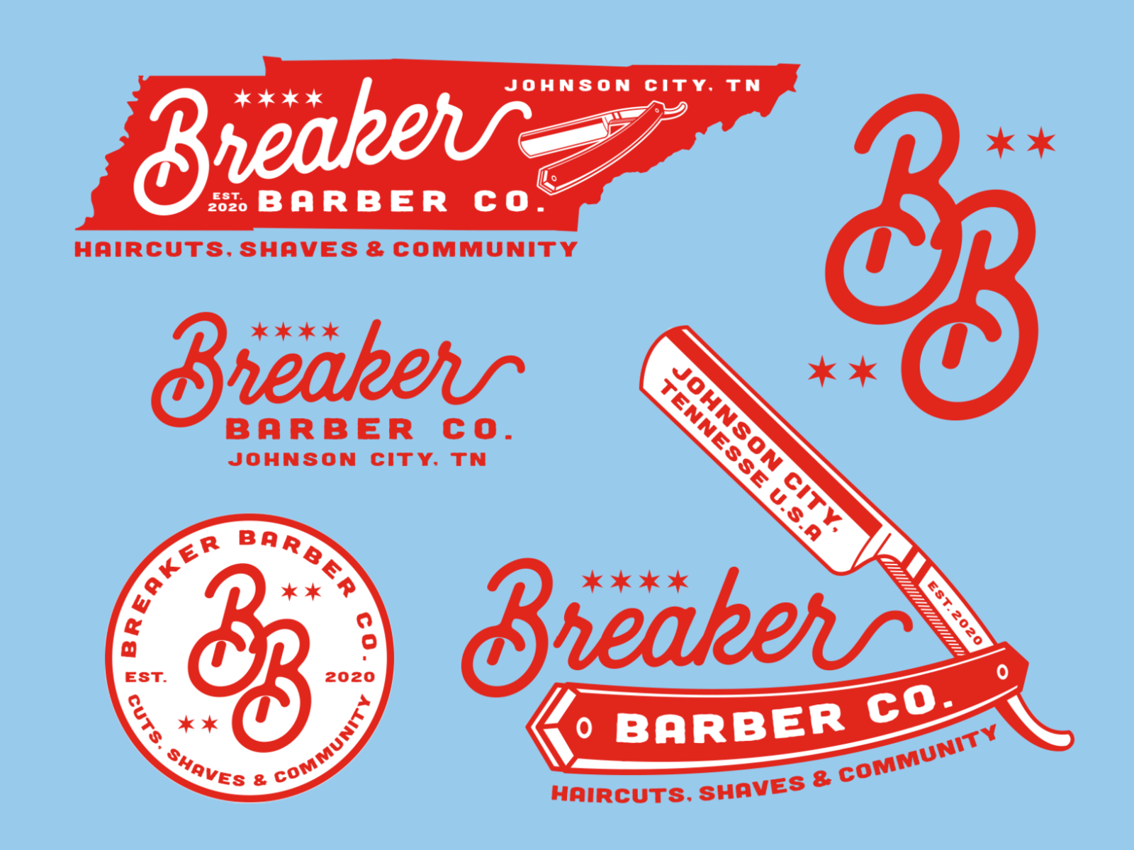 Breaker Barber Co. by Kevin Taylor on Dribbble